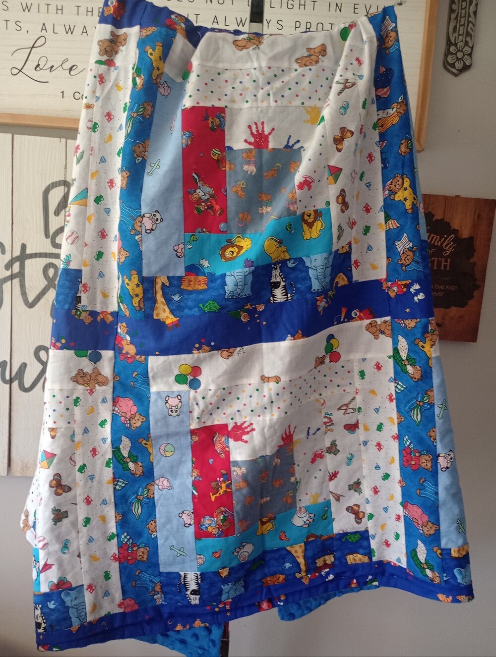 Vintage Baby Quilt Blanket